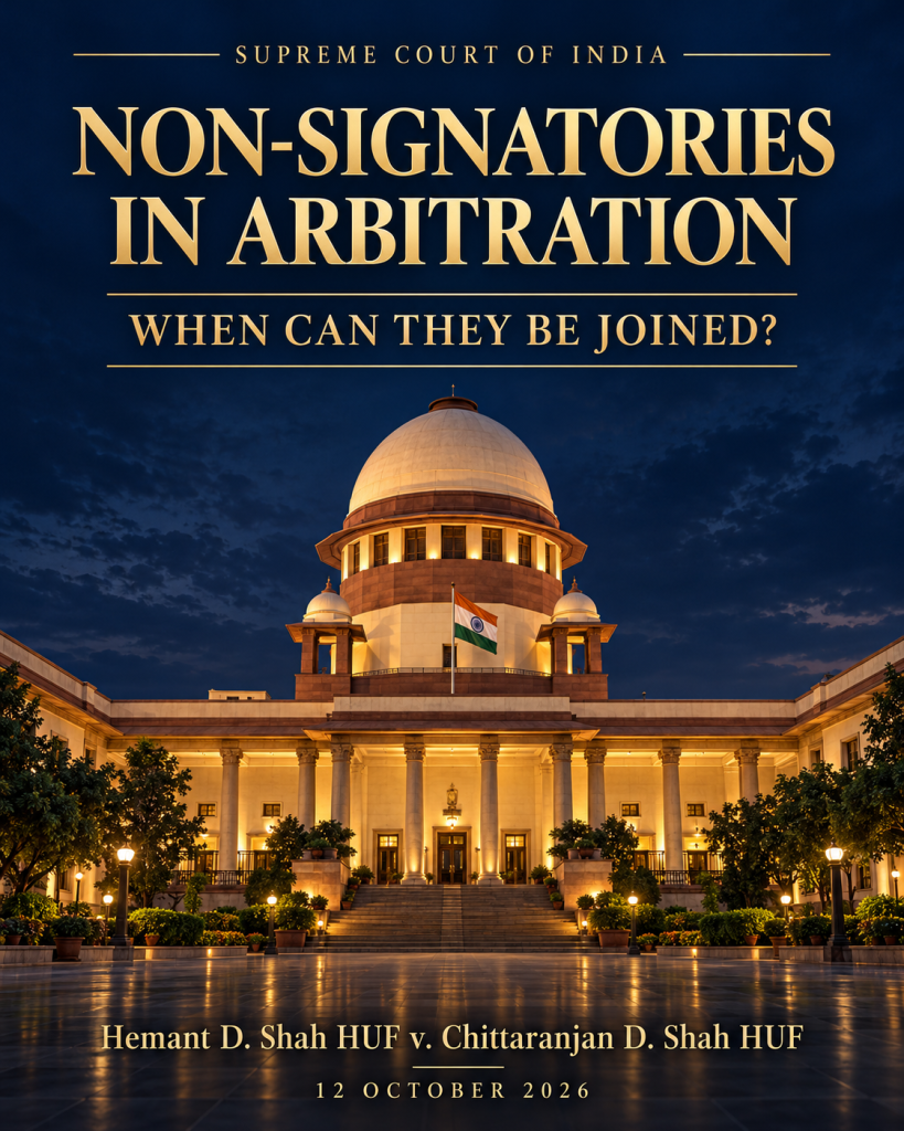 Supreme Court on Non-Signatories in Arbitration: When Can They Be Joined?
